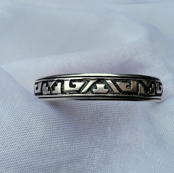 T. Singer Sterling Overlay Cuff - Picture 2 of 9